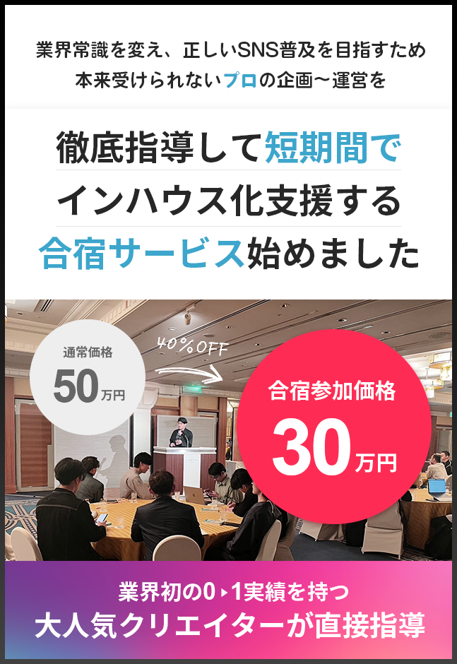 モニター価格：通常50万円のところ60%Offの30万円でご提供